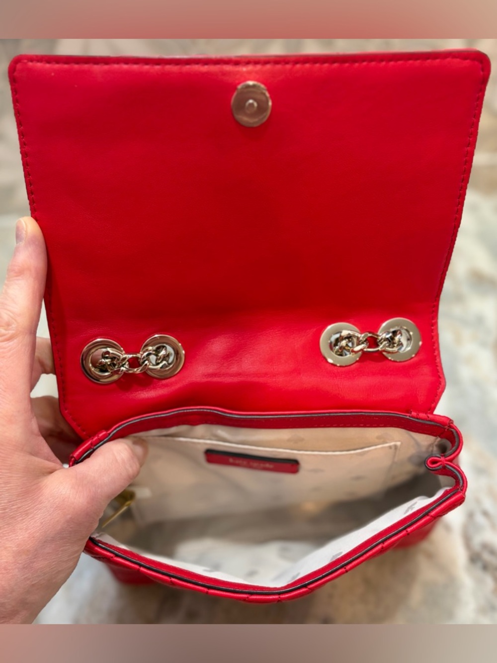 Kate Spade Briar Lane Quilted Emelyn Chain Shoulder Bag Crossbody - Picture 8 of 12